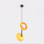 Emibig Hanglamp Vanila Staal Oranje | Geschikt voor 2x G9 - Max 8W