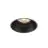 SLV Horn-T Spot Staal Zwart Rond | Zaagmaat 180mm - Geschikt voor 1x GU10 (AR111) 