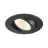 SLV New Tria 68 Spot Aluminium Zwart Rond 8.3W 705lm 60D - 927 Zeer Warm Wit | Zaagmaat 68mm -  Beste Kleurweergave - Dimbaar 