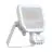 Ledvance LED Floodlight Aluminium Wit 17W 2400lm 100D - 840 Koel Wit | IP65 - Bewegings- En Lichtsensor - Symmetrisch