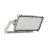 Ledvance LED Floodlight Max Radial 45 Aluminium Grijs 600W 92600lm 45D - 740 Koel Wit | IP66 - Symmetrisch