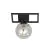 Emibig Plafondlamp Imago Staal Zwart | Geschikt voor 1x E14 - Max 10W