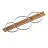 Eglo Plafondlamp Boyal Hout Zwart, Roestig 24W 3400lm - 830 Warm Wit