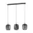 Eglo Hanglamp Romazzina Staal Zwart | IP20 - Geschikt voor 3x E27 