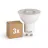 Voordeelpak 3x Sylvania RefLED ES50 LED Spot GU10 PAR16 345lm 36D - 830 Warm Wit | Vervangt 35W