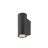SLV Helia Pro S Up/Down Wandlamp Aluminium Antraciet 12W 1400lm - 827 Zeer Warm Wit | Buitenverlichting - IP65