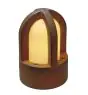 SLV Cone Vloerlamp Staal Roestig Rond | Buitenverlichting - IP54 - Geschikt voor 1x E14 