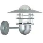 Nordlux Agger Wandlamp Staal en Glas Grijs | IP54 - Bewegings- en Lichtsensor - Geschikt voor E27