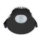 Nordlux Downlight Albric Aluminium Zwart 8W 590lm 38D - 927 | 90mm - IP44 - Beste Kleurweergave - Dimbaar