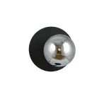 Emibig Wandlamp Oslo Staal Zwart | Geschikt voor 1x E14 - Max 10W