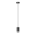 Emibig Hanglamp Fumiko Staal Zwart | Geschikt voor 1x GU10 - Max 10W