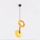 Emibig Hanglamp Vanila Staal Oranje | Geschikt voor 2x G9 - Max 8W