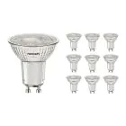 Voordeelpak 10x Noxion PerfectColor LED Spot GU10 PAR16 4W 345lm 36D - 940 Koel Wit | Beste Kleurweergave - Dimbaar - Vervangt 50W