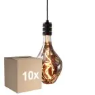Voordeelpak 10x Eglo LED Special E27 Filament Smokey 4W 70lm - 818 Zeer Warm Wit | Dimbaar - Vervangt 25W