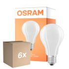 Voordeelpak 6x Osram LED Lamps E27 Peer Filament Mat 11.6W 2452lm - 827 Zeer Warm Wit | Vervangt 150W