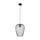 Eglo Hanglamp Newtown Staal Zwart | IP20 - Geschikt voor 1x E27 