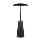 Eglo Tafellamp Piccola Staal Zwart 2W 270lm - 824-830-840 CCT | IP54 - Touch Dimbaar - USB-C